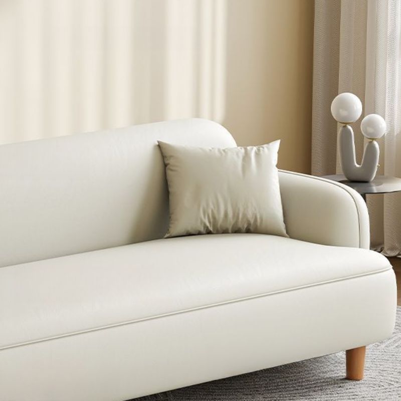 Off-White Standard Sofa/Loveseat with Armrest for Drawing Room