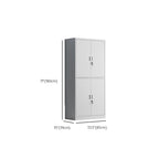 Minimalist Steel Vertical Filing Cabinet with Flameproof Locker, Soft Close Drawers & Key Lock