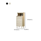 Casual Raw Wood Console Dresser/Bachelor Chest with Shelves, 6/4 Drawers, Vertical/Horizontal