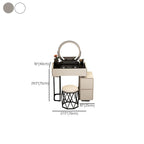 Modish Small Vanity Set/Makeup Vanity in Light Gray/White with 3 Drawers, Alloy Frame, Light Up Mirror, and Chair