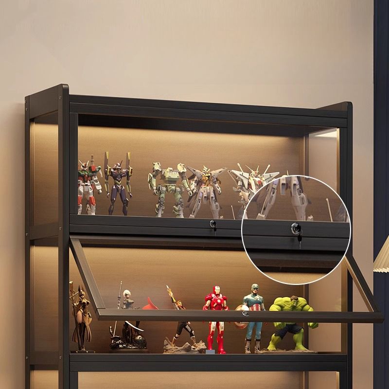 Cubitac Curio Cabinet with Locker Storage, Safe Cabinet Locking, Independent and Encased Design