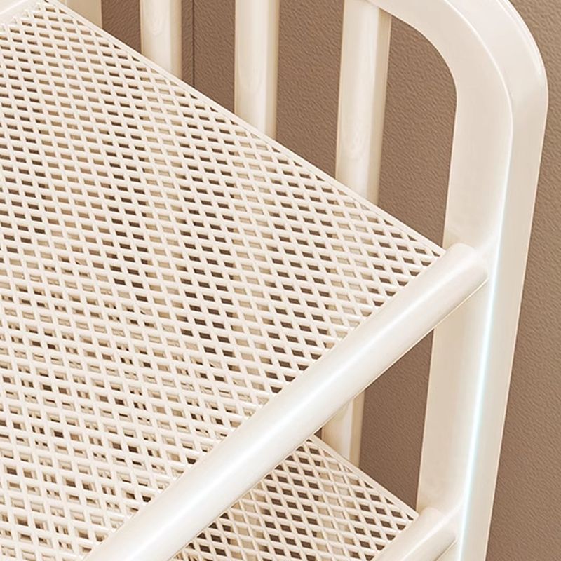 Art Deco/Glam Alloy Rectangle Shoe Rack with 6/5/4 Shelves for 1-30 Pairs in Drawing Room