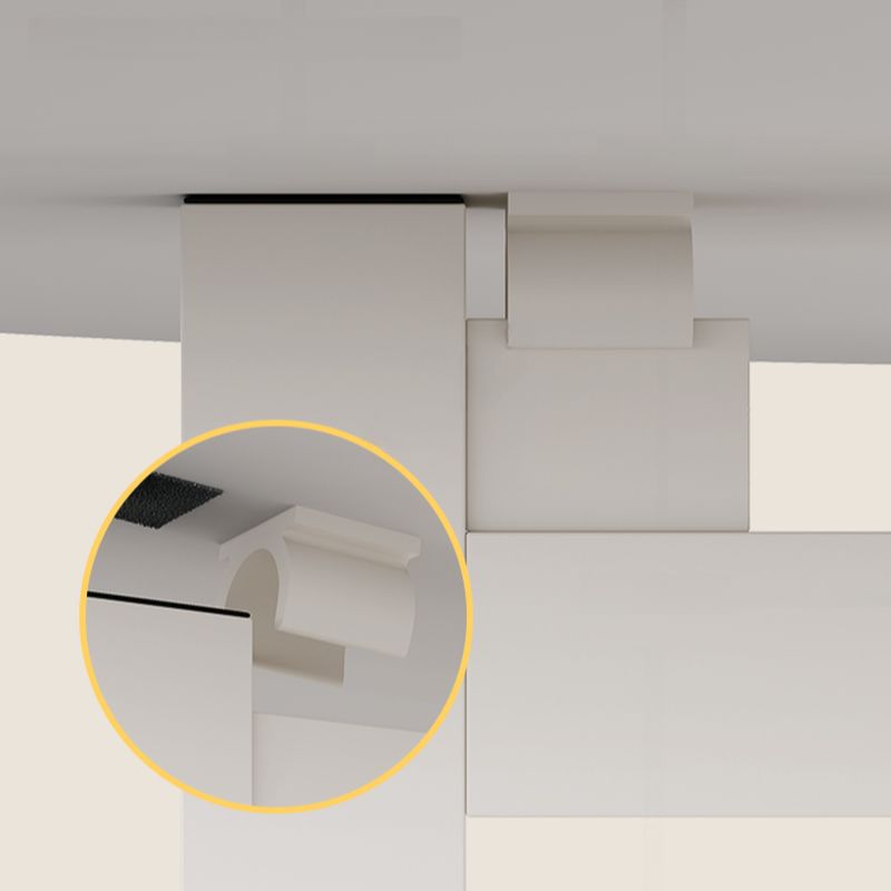 Minimalist Compact Orbicular Folding Banquet Table in Black with Waterproof Manufactured Wood Top