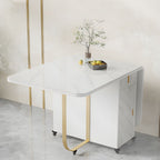 Modern Style Foldable Table Set 1/2/3/7 Pieces Dining Set for Home
