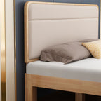 Trendy Full(54"W x 75"L)/Queen(60"W x 80"L)/King(76"W x 80"L) No Distressing Standard£¨36-55¡°£© Rectangle Panel Headboard with Lumber Frame, Sponge Filling Included/Not Included