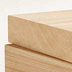 Casual Writing Desk with Easy Assembly, Moisture Resistant Parsons Base in Sepia/Natural, Unattached Rubberwood Top