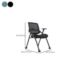 Minimalist Fixed Metal Gliding Side Chair/Multipurpose Chair With Arms Adapted for Tile Flooring