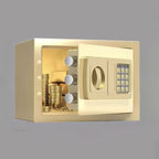 Steel Security Safe with Battery, Pry Resistant Lockable Keys, and Interior Lining