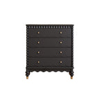 Trendy Natural Wood Console Dresser/Gentleman's Chest with Horizontal/Vertical Orientation