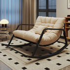 Stylish Upholstered Rocking Chair with Removable Cushions fits Women's Range-even Less