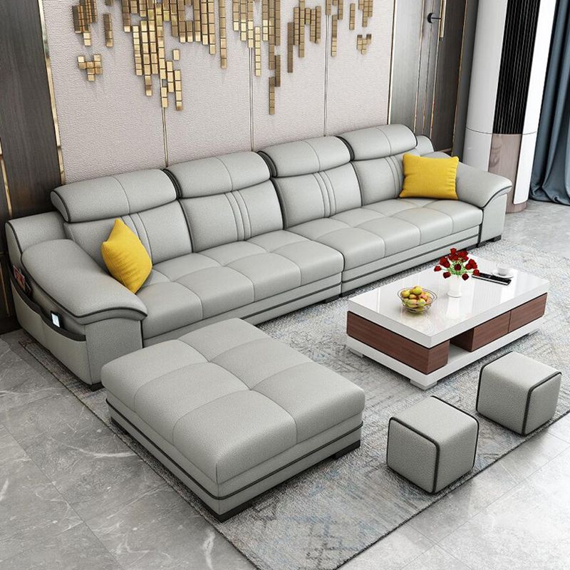 Living Room Modular Sofa in Modern Style Sofa with Pillow Armrest