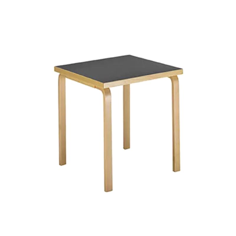 Stain Resistant Board Wood Dining Table with Natural Color Legs for 4-person Seat/Seating for 2