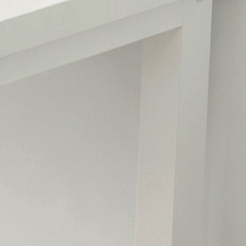 Casual Easy Assembly Writing Desk with Scratch-proof H-Shape Base in Chalk Engineered Wood