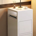 Modish Nightstand With Drawer Organization Featuring 2 Shelves/1 Shelf and Composite Wood Countertop