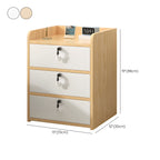 Modern Style Locking Lateral Wood Filing Cabinet with Drawers