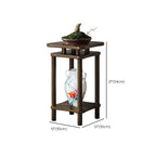 1 Piece Set 2 Tiers/3 Tiers Wooden Square Plant Stand Side Table with 2 Shelves/3 Shelves and Legs