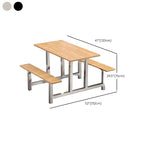 Simplistic Bench with Eased Edge, Assembly Required, Alloy/Composite Wood Cover, Rectangle Shape