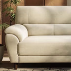 Loveseat in Polyester Blend with Emerald Green/Ivory Upholstery and 1 Pillow