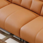 Modish Solid Color Scratch-immune Standard Sofa with Arm for 4-seater/5 Person
