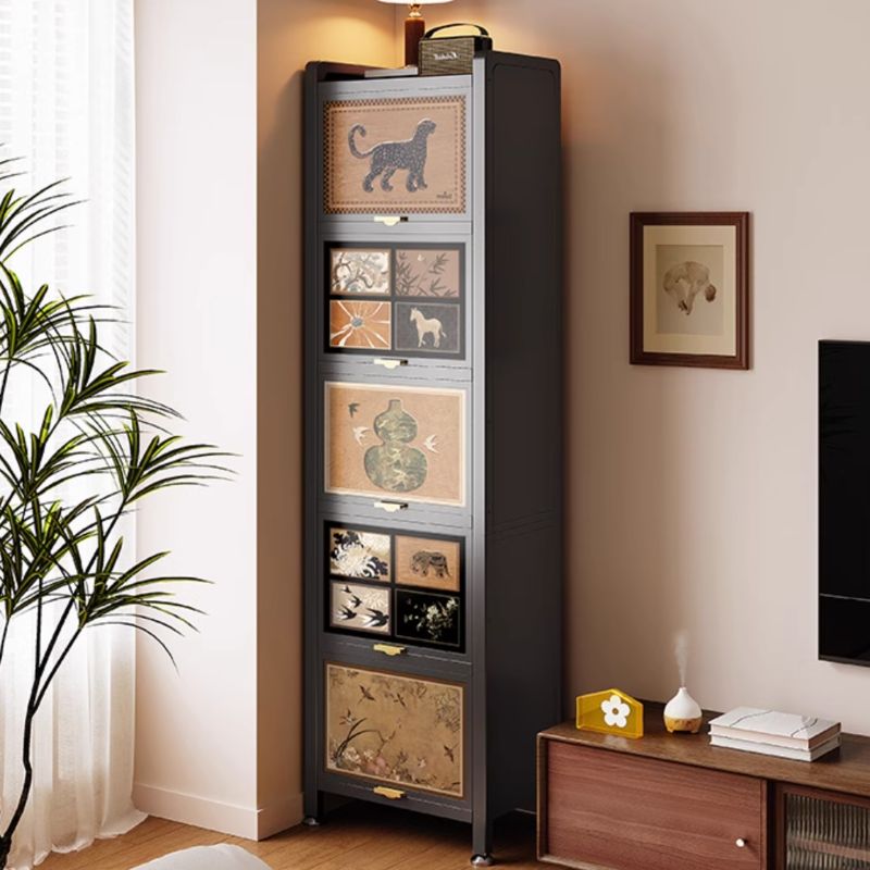 Detached Accent Cabinet with Damp-proof Steel Countertop