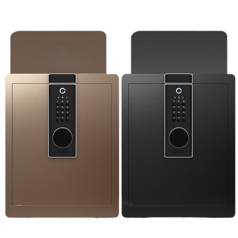 Steel Security Safe with Battery, Pry Resistant, Lockable with Keys and Interior Lining
