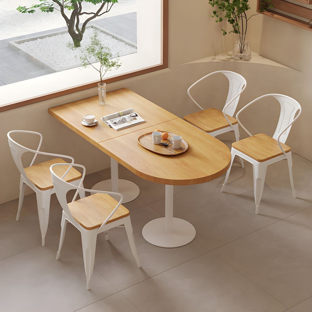 Light Wood Modern Kitchen & Dining Room Set - Seats 2 - Solid Wood Features
