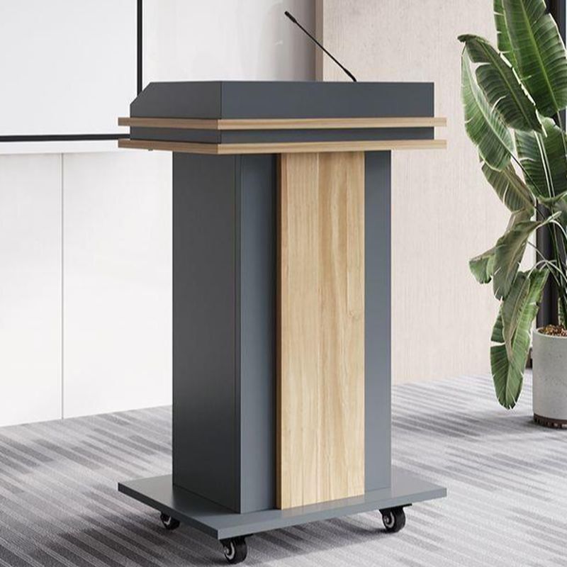 Modern Full Podium with Storage and Rollers