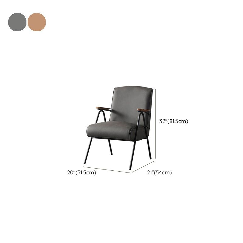 Modern Simple Style Single Sided Booth in Gray/Green/Cocoa with Armrest and Foam Upholstery