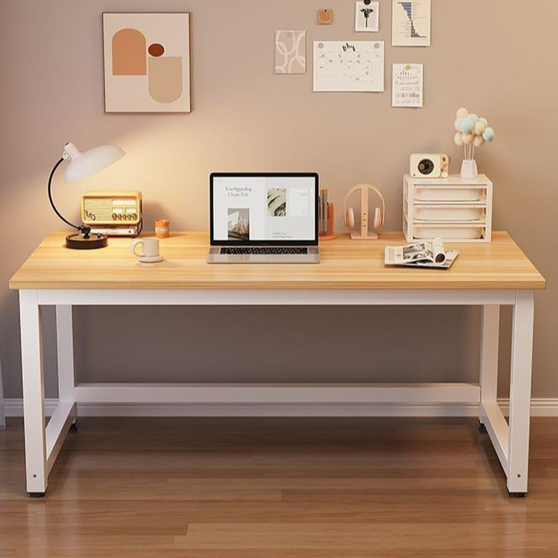 Trendy Rectangular Laminate Writing Table with Unfinished Color
