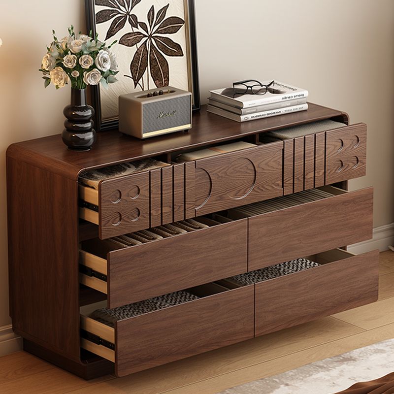 Cocoa Trendy Raw Wood Console Dresser/Semainier in Horizontal/Vertical Orientation
