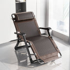 Solid Color Arm Recliner in Midnight Black/Auburn, Space-saving Design with Alloy Frame, Standard Base, Locking Back Angle, and Arm Compartment