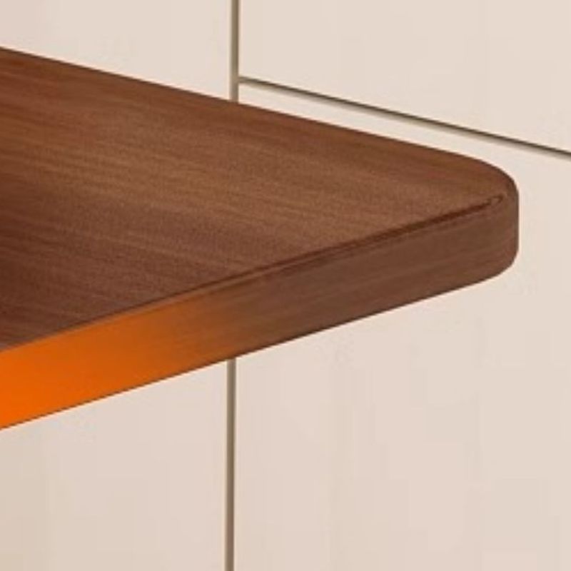 Trendy Folding Square Bi-fold Table with Abrasion Proof Laminate Top