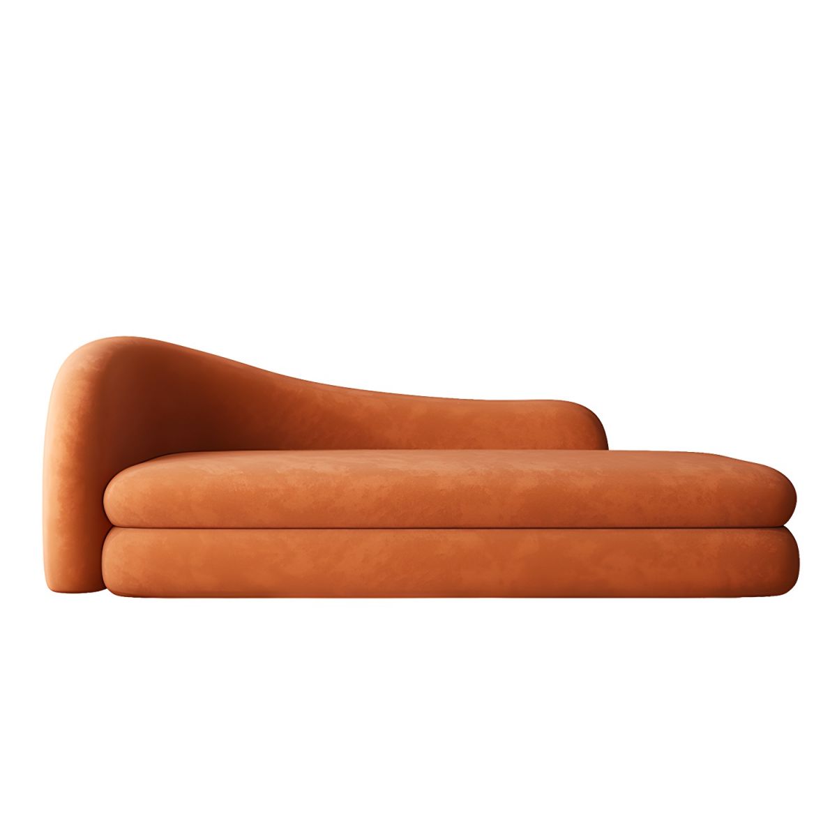 Ultra-Modern Tight Back Sofa 30.71"High Curved Tuxedo Arm Sofa for Apartment