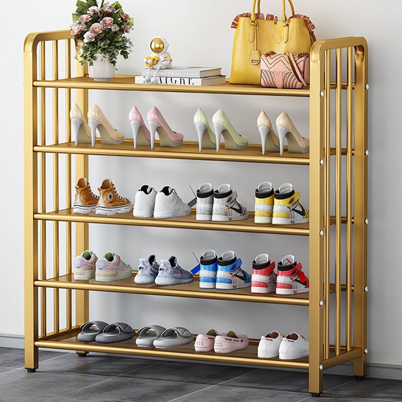 5 Tiers/4-tier/3-tier Modern Metal Standalone Shoe Shelf with Shelf