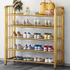 5 Tiers/4-tier/3-tier Modern Metal Standalone Shoe Shelf with Shelf