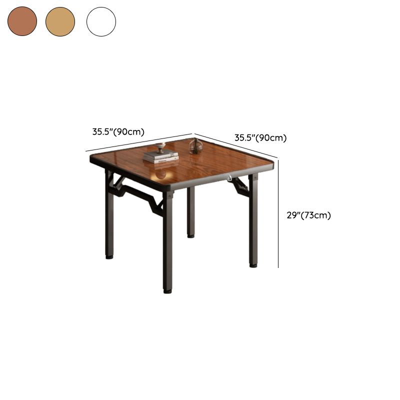 Laminate Dining Table with Legs, Scratch-repellent, Foldable, Square Top, 2-seater/4-seater