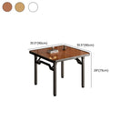 Laminate Dining Table with Legs, Scratch-repellent, Foldable, Square Top, 2-seater/4-seater