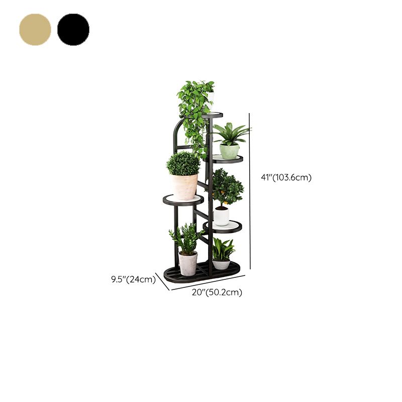 Circular-shaped Flower Stand with Laminate Top and 8 Shelves/7 Shelves/6 Shelves