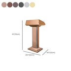 Stainless Steel Full Podium with Built-in Storage