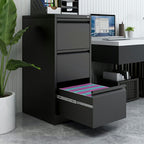 Vertical Filing Cabinet/Horizontal Filing Cabinet in Steel with Key Lock