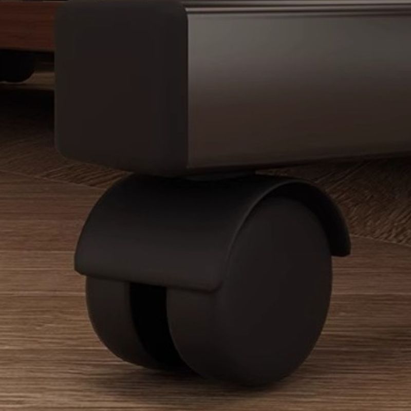 Trendy Engineered Wood Laptop Cart with Casters