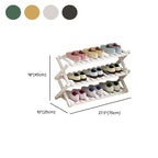 Art Deco Bambusa X-Shape Shoe Rack with 4/5/3 Shelves for 1-20 Pairs in Drawing Room