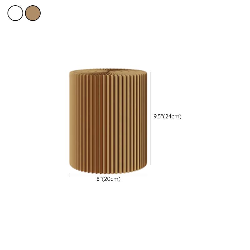 Environmentally Friendly Orbicular Display Table with Stump Base, Up to 19 in Height, Unfinished Finish