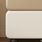 Modish Nightstand With Drawer Organization featuring 1 Cabinet, Right Orientation, and Natural Wood Countertop