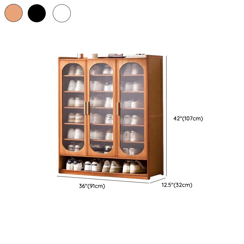 Modern 7-tier/6 Tiers Dustproof Bambusa Shoes Closet with Storage