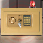 Steel Security Safe with Battery Included, Lockable Design, and Keys