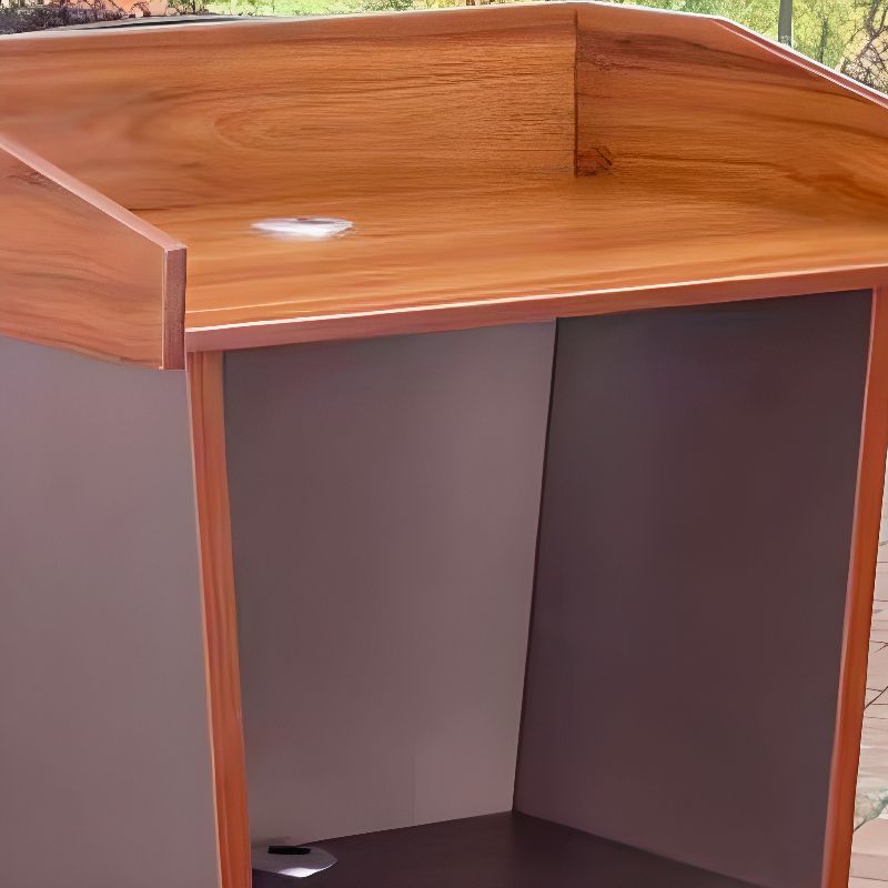 Solid Wood Full Podium with Storage