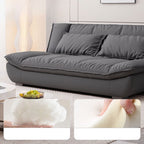 Simplistic Scratch-defiant Futon Fold Out Bed with Pillow Back Loveseat and Pillow in King/Queen/Full Size