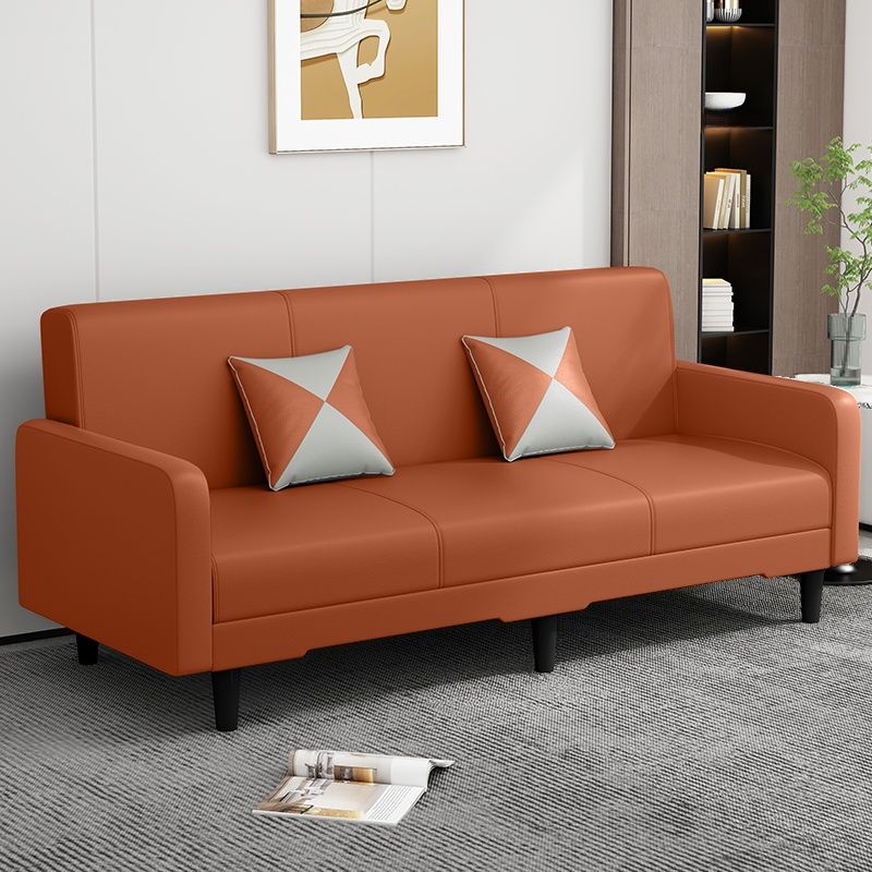 Drawing Room Gray/Light Brown/Off-White Standard Sofa with Armrest