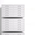 Art Deco Steel Non-flammable Horizontal Filing Cabinet/Vertical Filing Cabinet with Soft Close and Key Lock